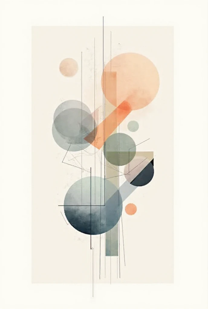 Contrast composition with maximum 5 geometric shapes minimalistic 2d ...