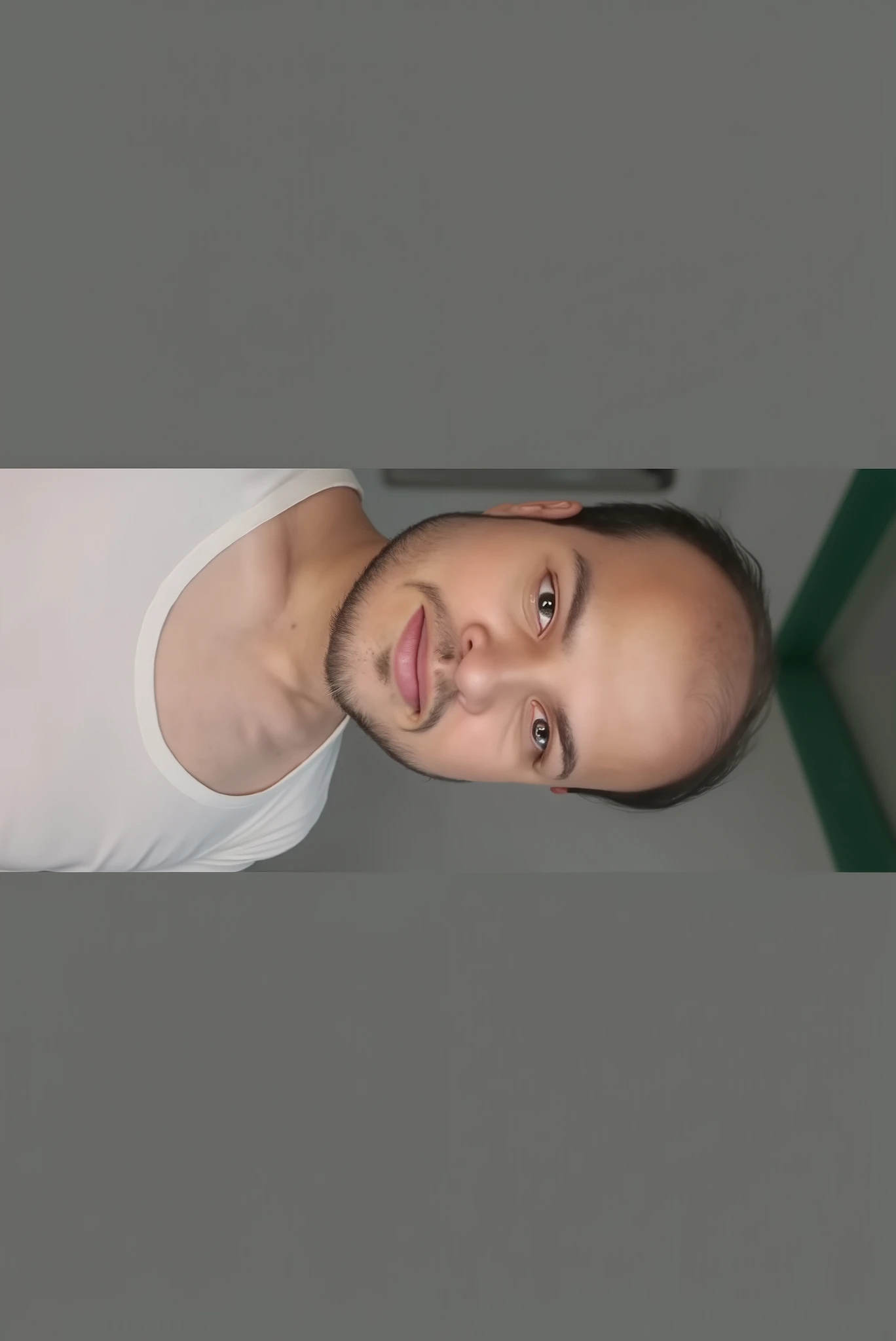 A heavily bearded man with albinism — white lashes, pinkish eyes, and warm undertones in his freckled skin. His hair is long, loosely tied back, and he wears a faded indigo scarf. A single brushstroke of violet tears across the black background, with swirling teal and white marks creating a smoky aura around his head.
Style: high-contrast digital brushwork, elegant texture flow, raw realism
Background: solid black with ethereal color trails


PaintStorm-Mk.1