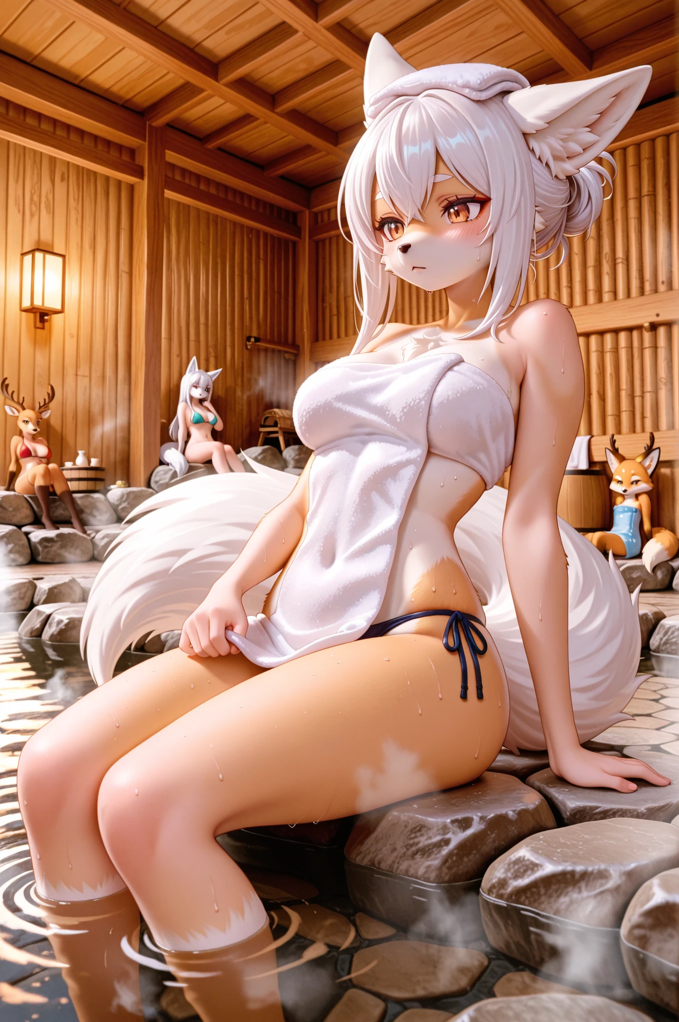 beautiful 소녀1명, cat girl,white hair ,pink eyes ,cat ears ,cat tail ,beautiful_face, attractive body, attractive thigh girl, exposed thighs,snood, ??? slave tattoo on ????, Heart eyes, deep blush, surprised expression,  ??????????? coming from the ??????, wet ?????, ?????????? coming out of ????????????? ???????????????? ????? , exposed ?????, girl ???????????????,속girl ???????????????, Visible ???????, ????? girl, girl with ???????, girl with ?????, girl without pubic hair, A well-balanced body, 