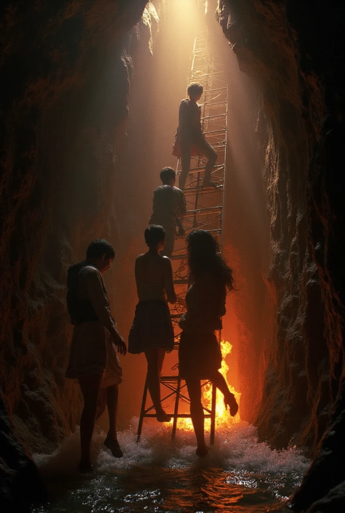 Swing on fire