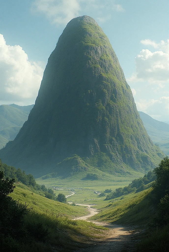 4K,  dirt road, clear sky with some clouds, thick thighs, woman, makeup, huge breasts, tall, long sexy  hips, full body view,, TALL, sexy scout outfit