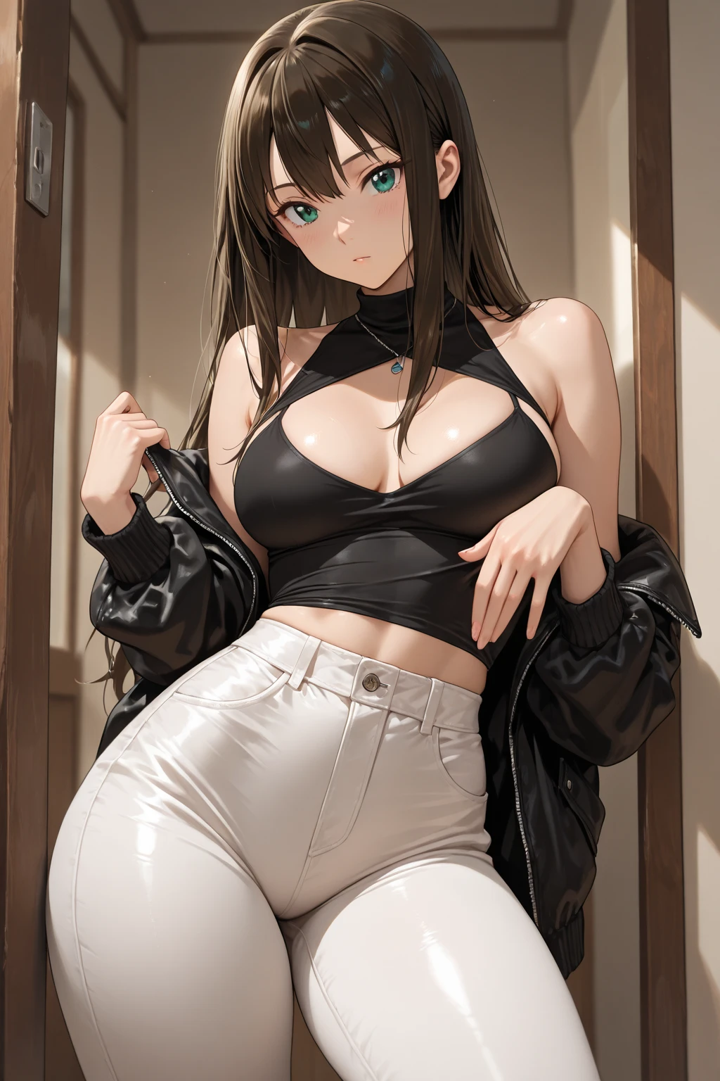 masterpiece, 紫の髪と紫の帽子をかぶったgirlが部屋に立つ, splash art, style art buds, girl, Renji Murata and Art Germ, Very warm, Bibby, art gelm style, style league of legends, Ruan Jia and Artgerm, art gelm style, ! dream art germ