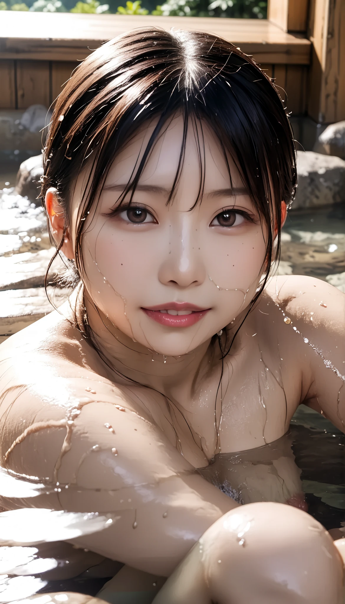 最High Quality 、High Quality 、 最high definition、high definition、8K Quality、high image quality 、最High Quality、 masterpiece 、immersive video、 very realistic image 、Realistic Paintings、 perfect details 、 from out of view High contrast 、High Fidelity、 perfect photo without blur、close to reality、 full of details Reproduced image、 EXQUISITE AND REALISTIC WEAPONS 、 Exquisite and realistic human skin 、 Realistic face in every detail、 realistic eyes with attention to detail 、 realistic lips drawn with minimal detail 、 detailed and real teeth、Real Ears、 Realistic Hair 、detailed and realistic breasts、 Realistic nipples drawn with every detail、 Realistically drawn areolas 、 Realistic nipples down to minimal detail 、 detailed realistic female organs 、Detailed and realistic vagina、 detailed anal clitoris 、 labia minora realistically drawn with every detail 、realistic nipples drawn in every detail 、Labia minora realistic down to the last detail 、(((female pubic hair)))、((Japanese Model))､((gravure idol))、((Young face))、((black hair))、((rounded medium breasts))、((stylish body ))、(((Wet skin all over your body )))、Japanese woman with natural hot springs、Japanese woman relaxing in the bath、(soft natural light)、((In the Deep Forest(natural hot springs are gushing out))、((Hot Springs Surrounded by Rocks))、((Deep bathtub(Deep Hot Springs))、((Hot Spring Girls))、((Bathing in a Hot Spring))、((Women Warming Up at Hot Springs))、((soaking in hot springs))、((腰までsoaking in hot springs))、((Sit on your butt))、((Get down on your knees and sit in a hot spring))、((Get down on your knees and sit in a hot spring))、((Lying in a hot spring))、((膝をつきながらBathing in a Hot Spring))、((please lie down with water up to your shoulders in the hot spring area))、((Please lie down while soaking in the water up to your shoulders in the.))、((Very clear spring water))、(( main body visible from the surface of the water ))、(((faithfully floating on top of semen hot springs,)))､(((look at her from a random angle)))