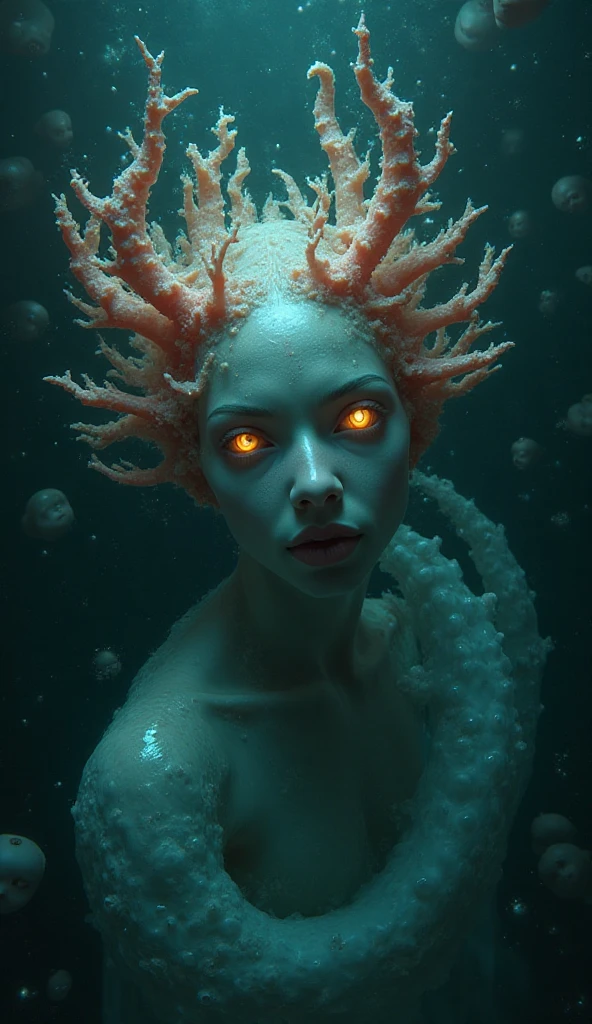 8K, ARTISTIC photogrAphy, best quAlity, mAsterpiece: 1.2), A (potrAit:1.2)  witch BLOOD Toon Doll  Cthulhu   QUEEN, ORANGE many octopus style tentacles, full body RAW candid cinema, yellow hair, 16mm, color graded portra 400 film, remarkable color, ultra realistic, sad admosphere, dark lighting, oppressive atmosphere, depressive colors, kodak portra 400, photograph,r, Natural Light, Pinhead lighgts, blur reflection, Brush Strokes, Smooth, abstract, Splatter, Oil On Canvas, rainbow colors, fractal isometrics details bioluminescens : a stunning realistic photograph of wet bone structure, 3d render, octane render, intricately detailed, titanium decorative headdress, cinematic, trending on artstation | Isometric | Centered
