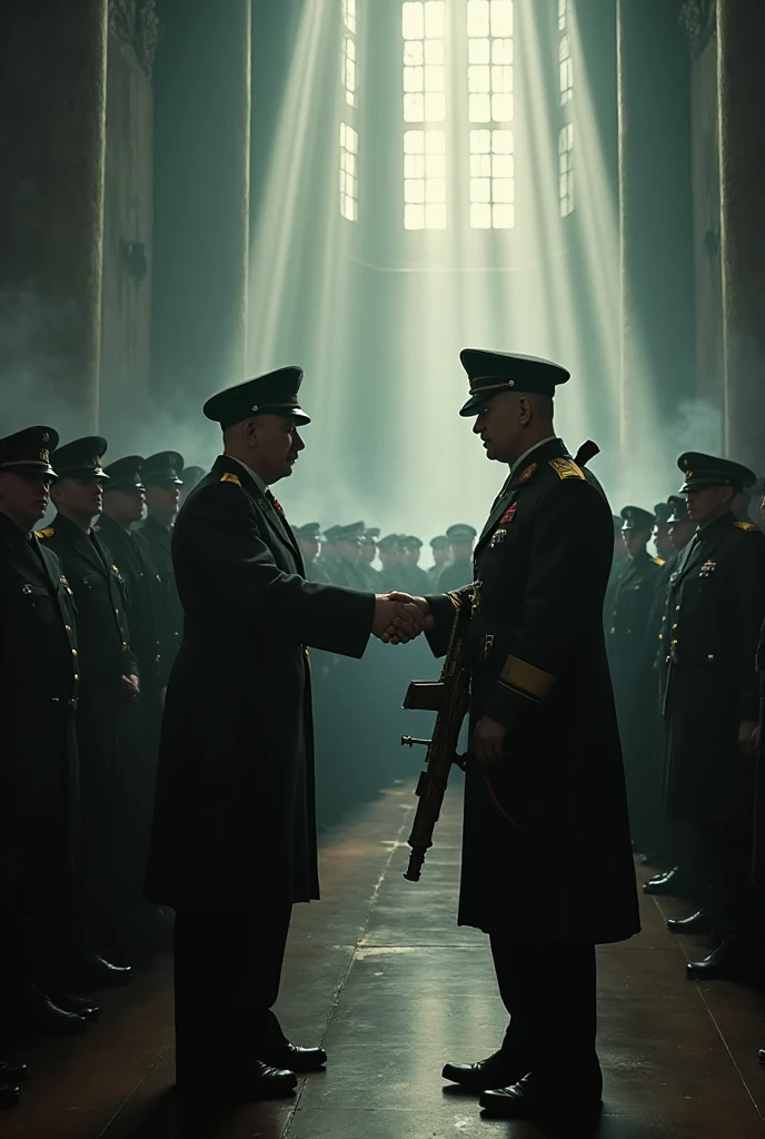 Rem and Adolf  watching the sunset very happy
