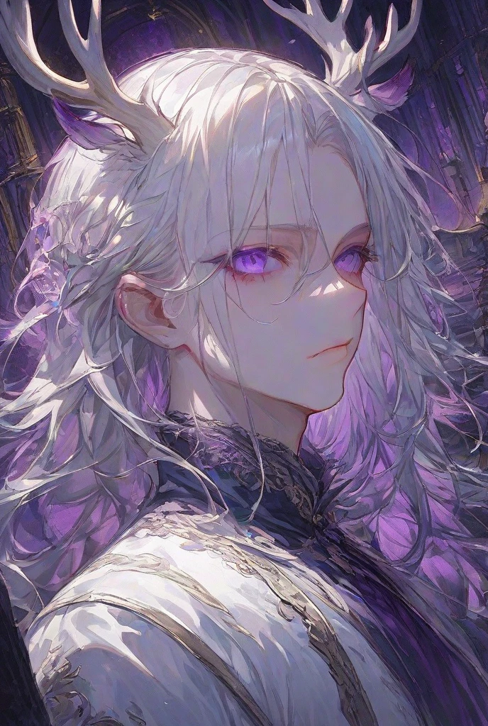 (masterpiece: 1.2, best quality), (beautiful finely detailed eyes: 1.2), (extremely detailed CG unit 8k wallpaper, masterpiece, best quality, ultra-detailed, best shadow), (detailed background), (beautiful detailed face, beautiful detailed eyes), High contrast, (best lighting, an extremely delicate and beautiful),1girl,((splashes of colored paint on  background, dulux,)), dynamic angle, beautiful detailed brightness, whole body,  cowboy shot, white hair, (eyes+purple:1.3),