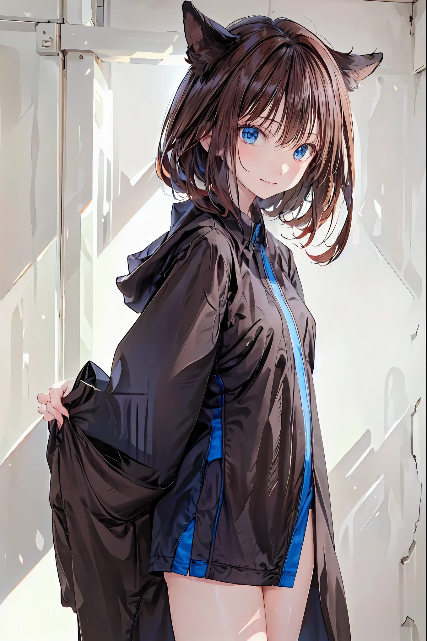 ((霧に包まれたHot Springsで、she reveals her true identity、魅惑的な眼差しでa person passing by々to be bewildered by))、(((((night)))))，霧深いHot Springs、Fascinating Phantom Fox、(((cuticles)))、(((Black Robe)))、Detailed Features and Expressions,Dance softly、((((Two little foxes))))、Hot Springsのsoupに包まれる、Hot Springs、soup、meteor、空から降り注ぐmeteor、無数のmeteor群、meteor、空から降り注ぐmeteor、無数のmeteor群、a person passing by々to be bewildered by視線,4K Digital Art,Realistic,Clarity Like Pictures,HDR,bokeh,delicate texture,Deep colors,fantastic,Mysterious，brown hair，shortcuts to cover your head，unkempt hair，Short braided hair，Neat，slender beauty，correct posture，small breasted，Beautiful legs，their enchanting gray-blue eyes shine like stars，Saggy Eyes，Brilliant Colors,beautiful eyes,A delicate smile,Textured Skin,best quality,gentle and beautiful woman,anime style､