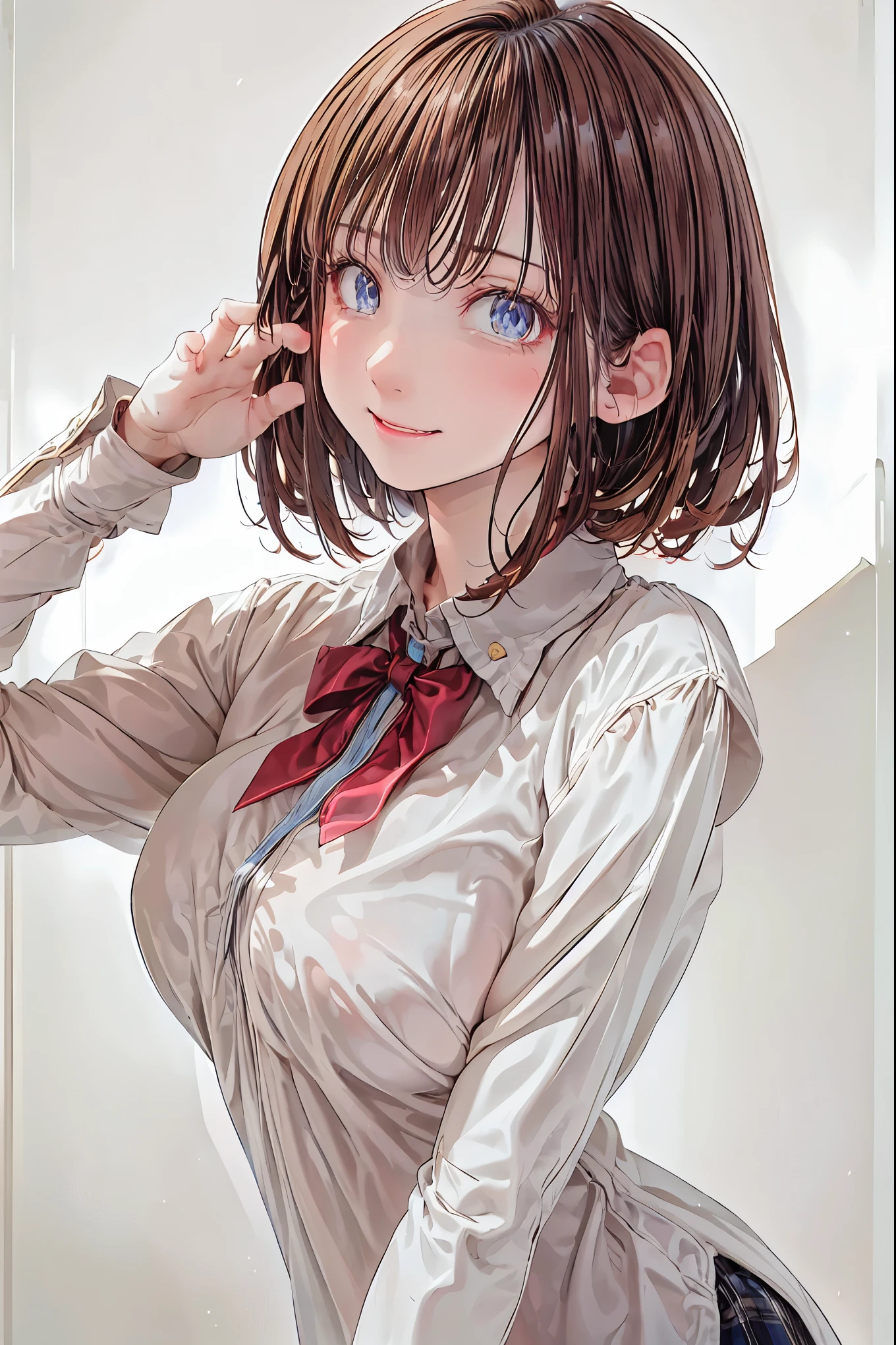  Devilish Convenience Store, Possessed Clerk Girl, Inhuman Strange Customer,  Hellish atmosphere, Vivid Color, Sad Feelings, 4K High Resolution, Photorealistic 3D Rendering, Ultimate Detailed Composition, dramatic lighting, Dark and Rich Atmosphere, Urban Horror Concept Art, dark&graphics，No.debt.S.W.、Highest Quality、takes only a disorganized、Super Detailed、fine、high resolution、8K Wallpaper、face close-up、perfect dynamic configuration、beautiful and beautiful eyes、Gorgeous Knitted Korean Winter Clothes、skirt、Pretty Hairstyles、Bashibashi、(princess cut hair)、big boobs、Natural Colored Lips、Bold Sexy Poses、smile、cafe、Japanese、12 year old girl、cute、Alluring Shots Staring at the Camera、always blurs the background、perfect and beautiful face in light fog、face、beautiful and detailed faces、slim face and style