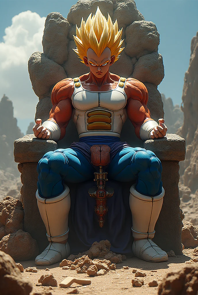 Goku muscles white stockings big feet