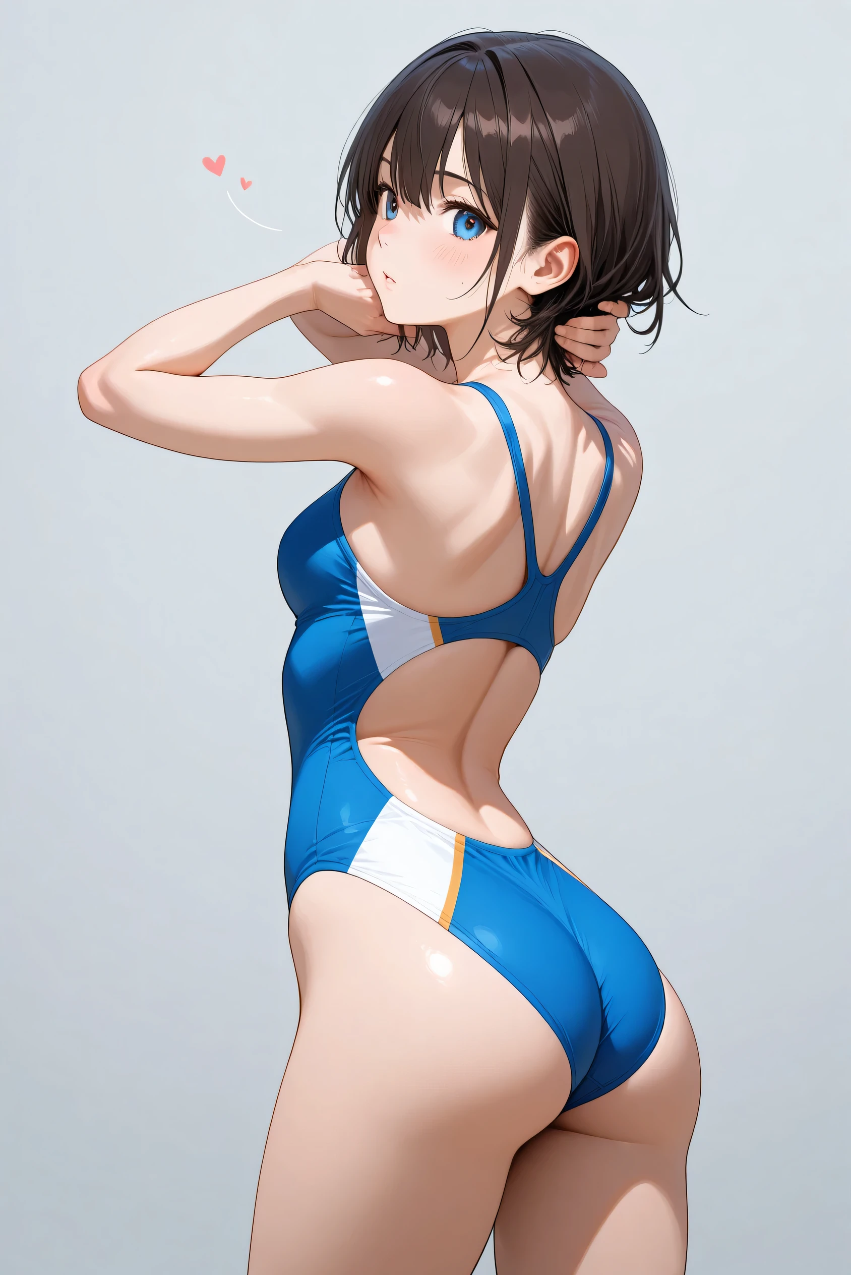 Athletic　High Jump　Back Jump　The moment it's flying　up your face