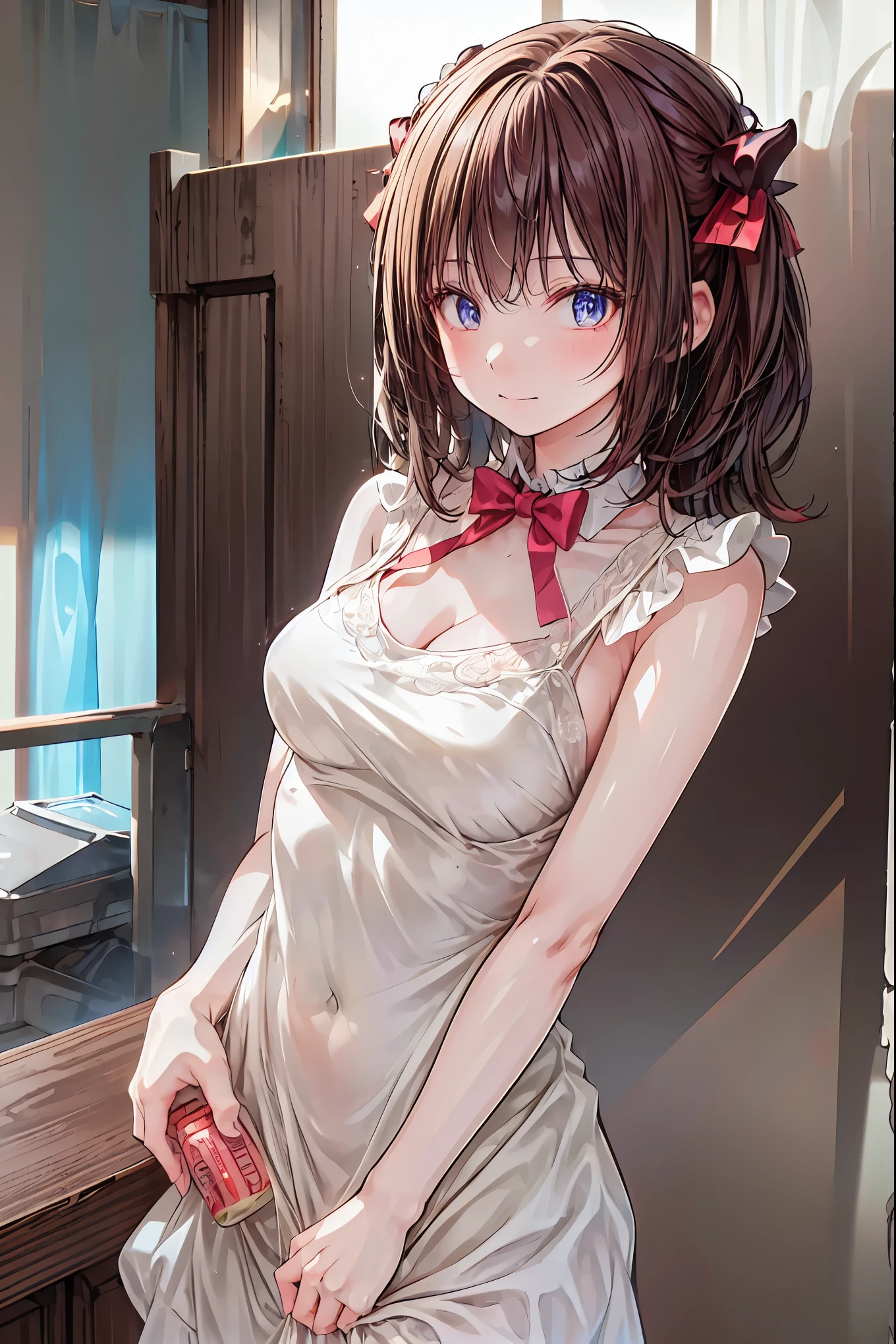 Convenience store in hell, midnight 12 o'clock,Opening in the middle of the night, moonlight,meteor、空から降り注ぐmeteor、無数のmeteor群,Shop in the woods,There is only 1 house out there,Lots of guests,1 girl,Tenteko Mai,demon girl,Four arms,and what lines up at the cash register are shadows that don't exist during the day, Satanic, clerk at a small liquor store has drunk, inhuman strange customer, hellish atmosphere, Vivid Color, Sad Feelings, Detailed Realistic, 4K, high quality, Extremely colorful, dim lighting, born々Impressive realism, Conceptual Art, digital illustration, Professional, Dramatic