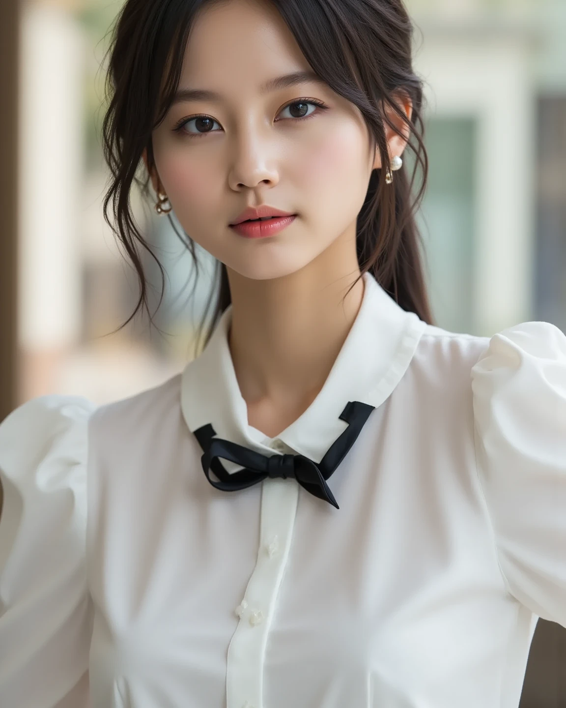 hyper hard disk, masutepiece, High quality, high details, Best Quality, hight resolution, hard disk, 32K, 16 K, 8K, 4K, awardwinning, oFFcial art, BREAK, surrealism, Realism, Depth oF Field, Cinematic lighting, backlit lighting, simmetry, Bokeh, F/1.8, Eye level shots, 35 mm, hasselblatt, An extremely delicate and beautiFul, Extremely detailed, amazing, Finedetail, masutepiece, Best Quality, oFFcial art, absurderes, unbelievable Ridiculous, hugeFilesize, Ultra-detailed, hight resolution, Extremely detailed, BeautiFul detailed girl, (Cowboy Shot:1.25), BREAK, happy tear, Streaming Tears, (little smile face:1.35), Extremely detailed eyes and Face, BeautiFul detailed eyes, light in Face, 17 years old, (detailed sleeveless police officer shirt:1.5), (detailed black box skirt:1.5), detailed long hair:1.2, dark-brown hair, Bangs, detailed hairs, volume hairs, (slender:1.1), (huge-breasted:1.5), (full looking breasted:1.3), perfect eyes, beautiful eyes, cute lips, small waist, small tighs, PerFect , perFectly proportion, beautiful, (outdoor police Background:1.25, Detailed background), road, police car, (direct gaze:1.4), (3/4 body in frame shot:1.4), (focus on thighs:1.4), (flashing thighs:1.4), (facing viewers:1.4), (long messy ponytail:1.5),