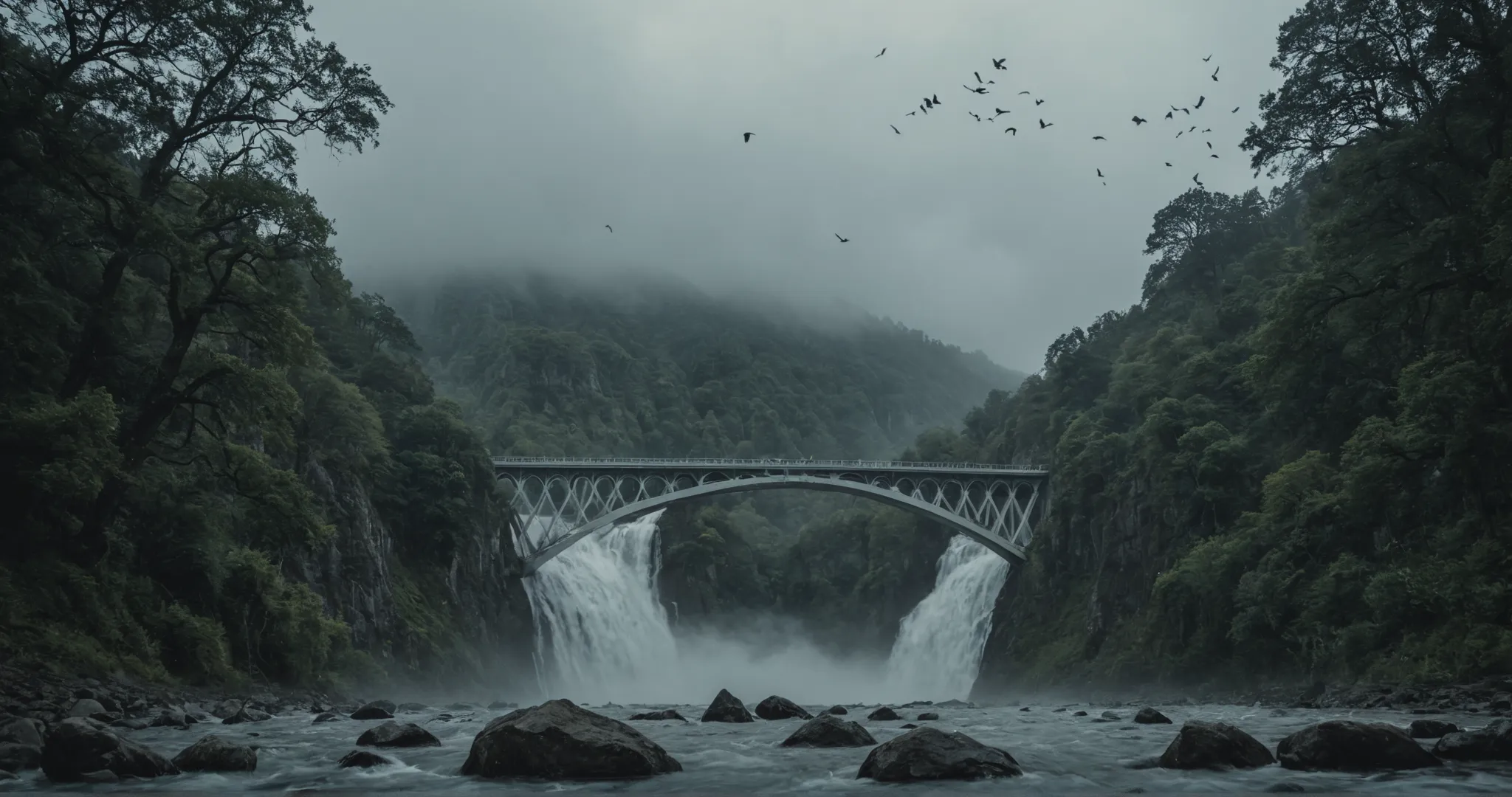 Moody Landscape Photo Generator
