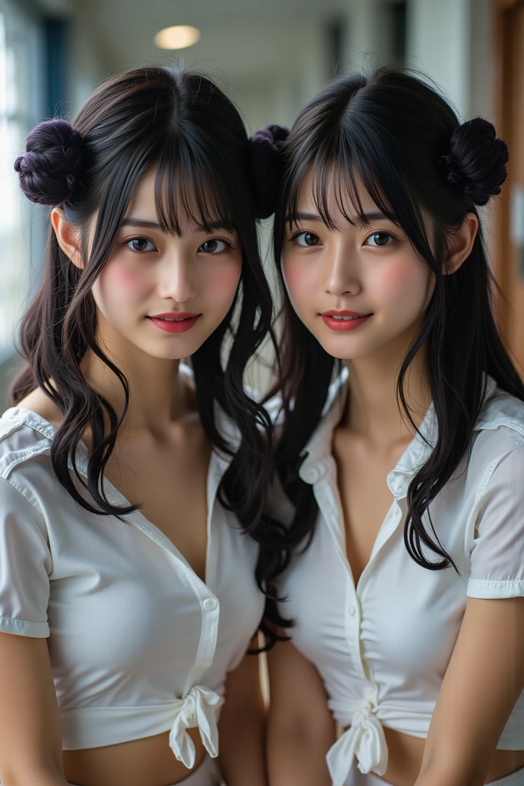 anime girl with black hair and purple eyes in white dress, shalltear from overlord, hinata hyuga, maya fey from ace attorney, hinata hyuga from naruto, white hime cut hairstyle, albedo from the anime overlord, misato katsuragi, as an anime character, chiaki nanami from danganronpa