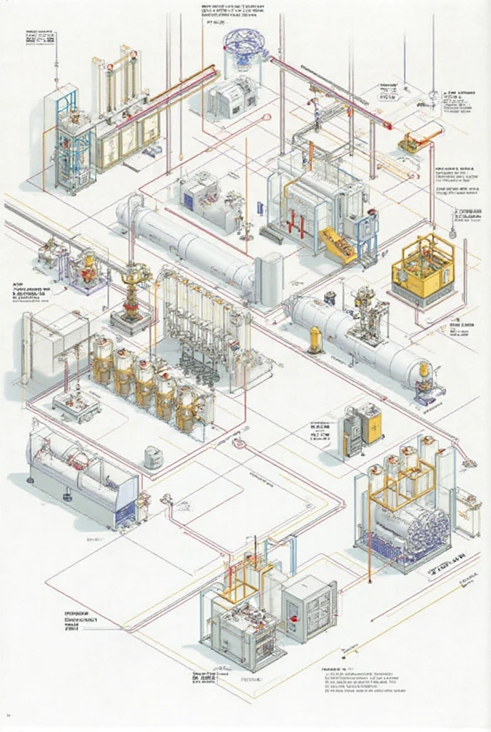 I want you to make me a diagram of equipment used to make jam and jelly in a large industry