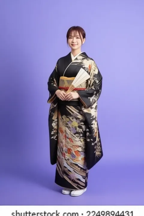 전통 일본 기모노