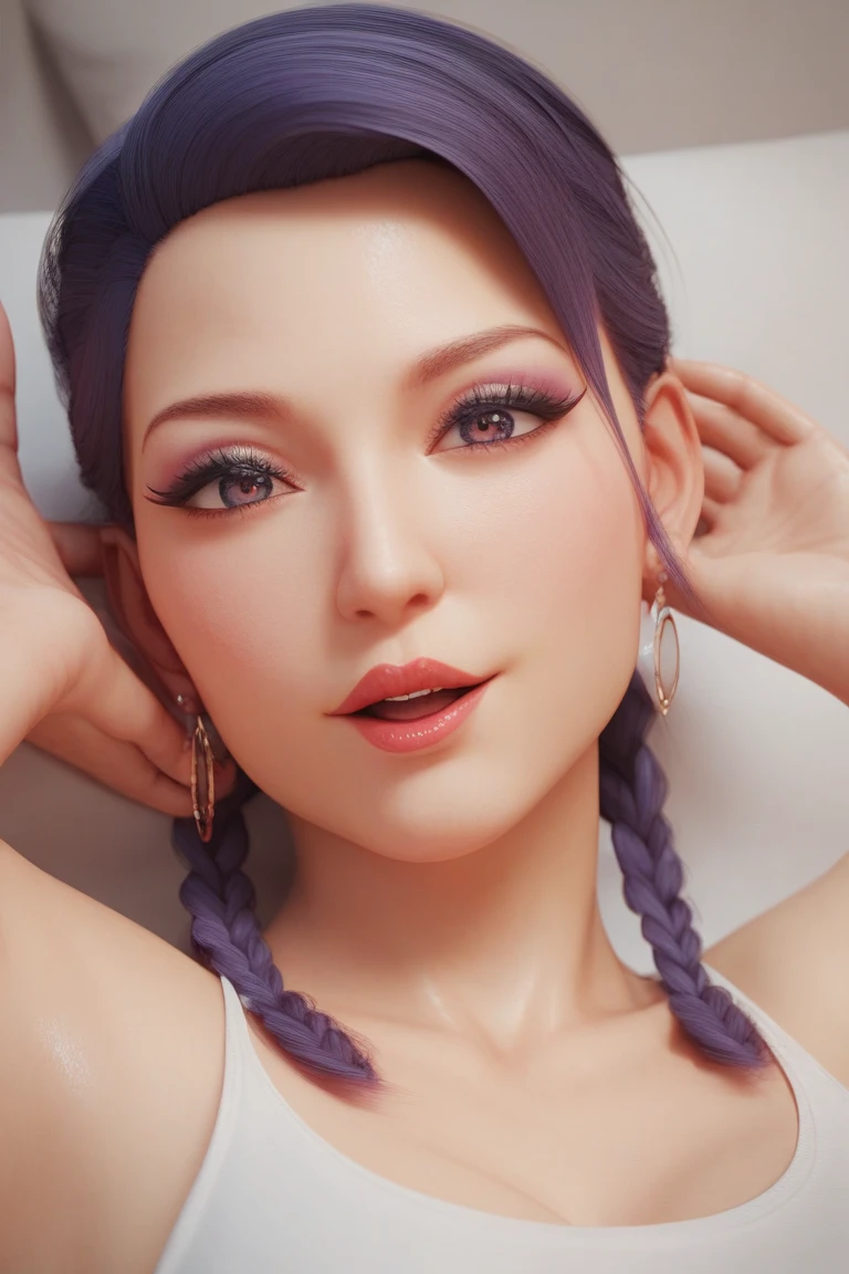 (((arale )))8k,(((from dr slump)))cabello morado(((usa su gorra con alas y lentes)))(((Amazing tits)))caliente, hermosa,((Hornie)),(((viste playera)))((tiene tetas perfectas)))8k, hiperrealista todo como un motor irreal trazado de rayos render ((estilo humano hiperealista)),(((Empty dark background))). hiperrealista todo como un motor irreal trazado de rayos render estilo humano realista ,(((Empty dark background)))., Suavemente iluminado, Intimo exquisito detalle, foco nítido, intrincadamente detallado, rewarded photography, small-catchlight, bajo contraste, alta nitidez, -symmetry, profundidad de campo, cinematic background, Renderizado del motor irreal, Imagen central, dream-like, Suavemente iluminado, intimo, imagen de cuerpo completo ,cuerpo completo,((tetona)),((piernas torneadas)) perfect ass , hdri