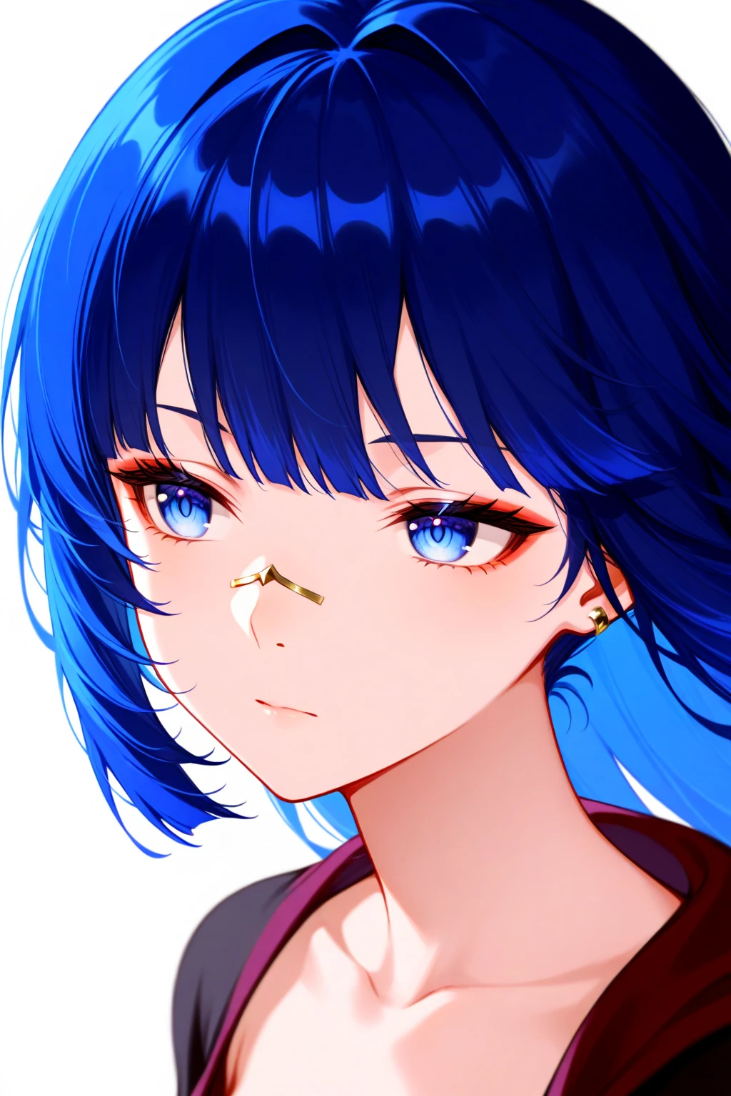 The face is a human blue lizard，Will glow