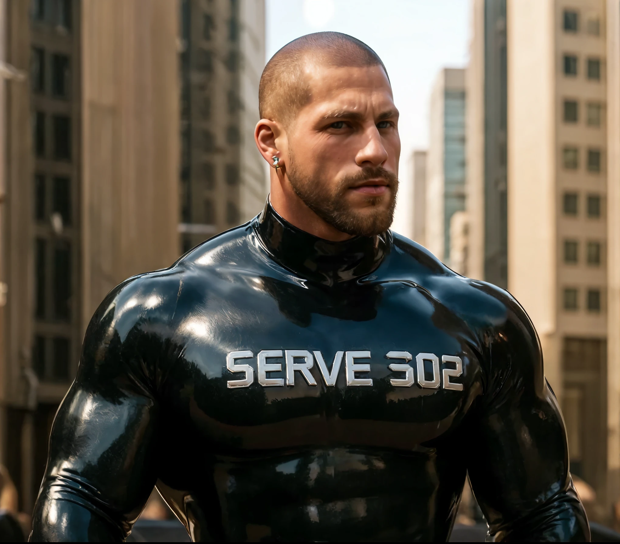 (A muscular man:vivid colors,:1.1,Kirbywood style,vintage color comics,showcasing:1.1,sharp focus,hi-res details,intricate features,creating,vivid colors,masterpiece:1.2,8k quality) cubism background, playboy poster, SFW