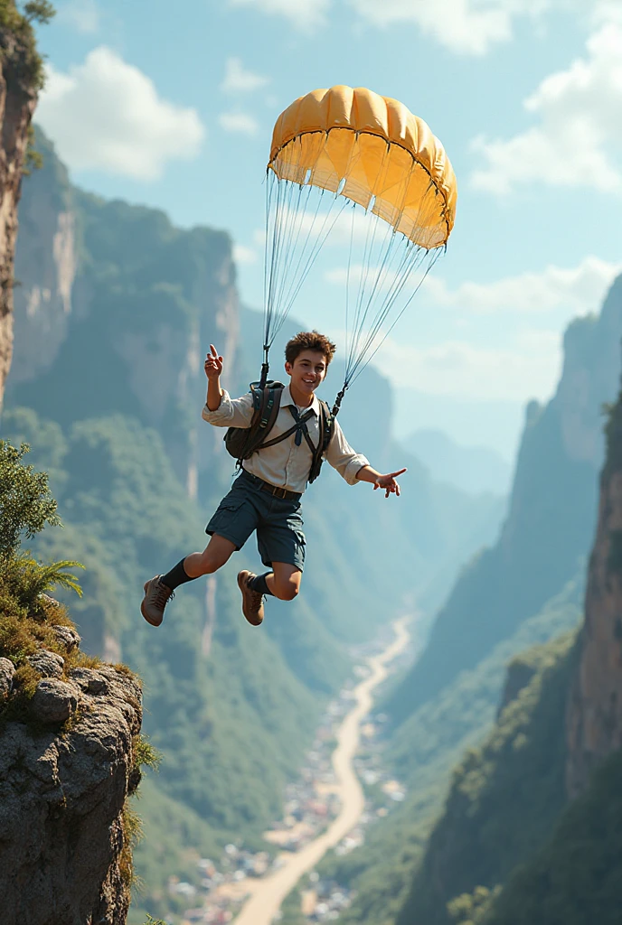 Adventure as a fun cartoon character
