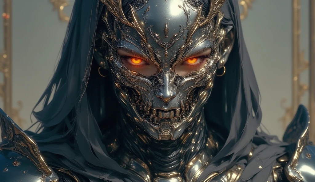 a gorgeous adepta sororitas from the movie tron, glowing skull armor, spikes, teeth, monster, dirty tentacles, pus pimples, cracked truenurgle, detailed face and eyes, beautiful lips, extremely detailed, 1girl, oil painting, concept art, dark fantasy, cinematic lighting, dramatic shadows, vibrant colors, moody atmosphere, hyper detailed, 8k, photorealistic
