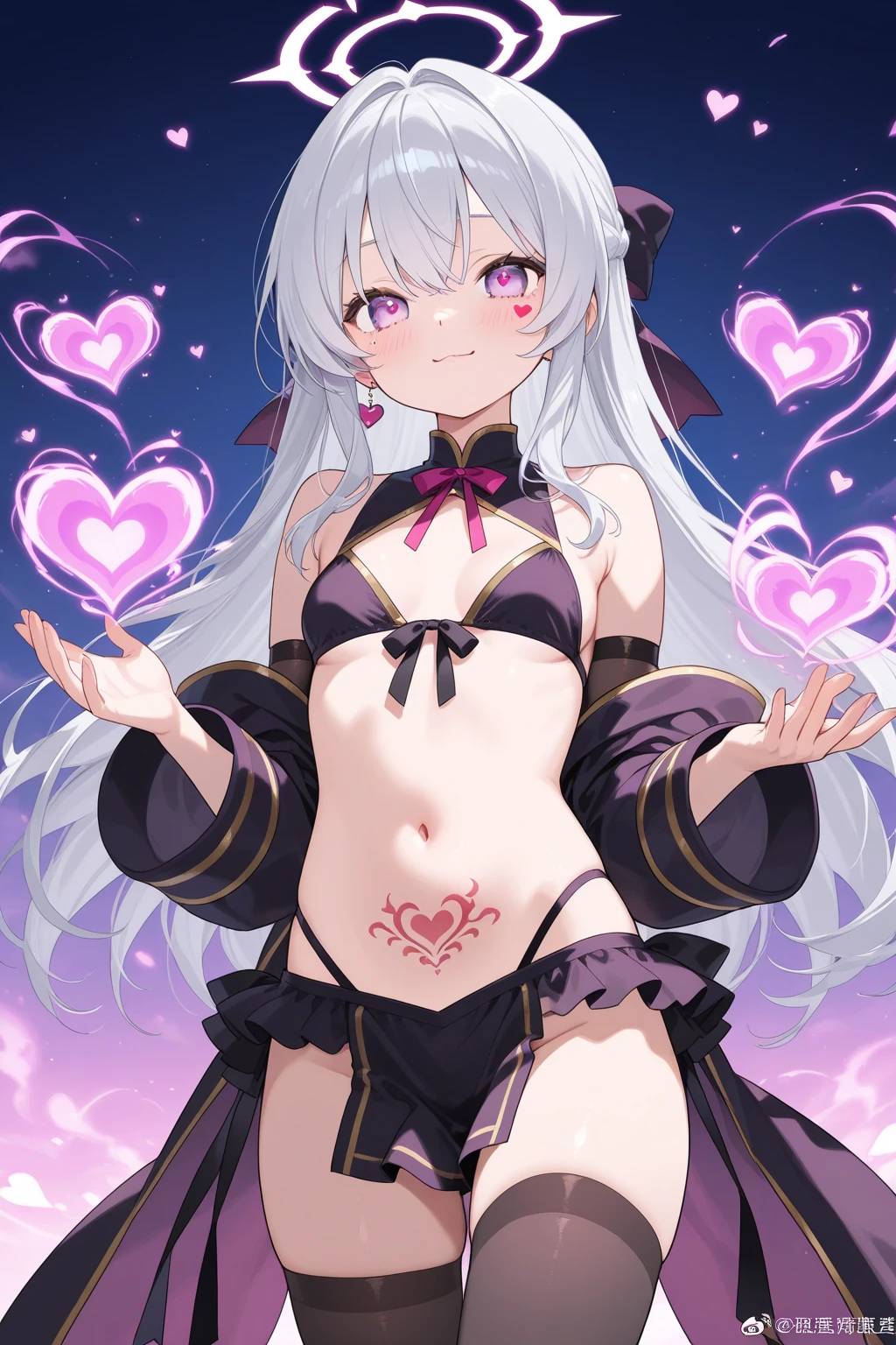 (HD, sharp, fractals), 1人の女性, Super glossy skin, Pure white skin, Dancer of Evil, ( tattoo:1.1), Design tights, Evil smile, , blush, sweat, open mouth, rolling eyes, tears, tongue out, , open the thighs, female excessive ,