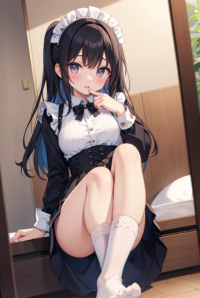 Masterpiece, high resolution, best quality, 1girl solo, kamisato_ayaka, smile,