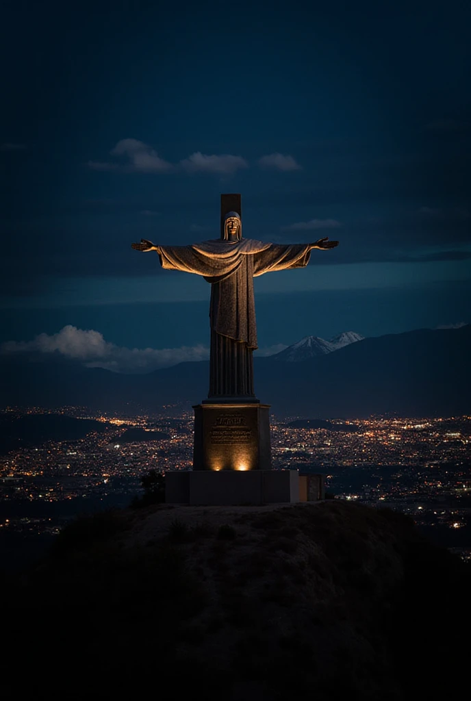 Christ the Redeemer statue、4K、8K、Masterpiece、sharpness high、solemnity、