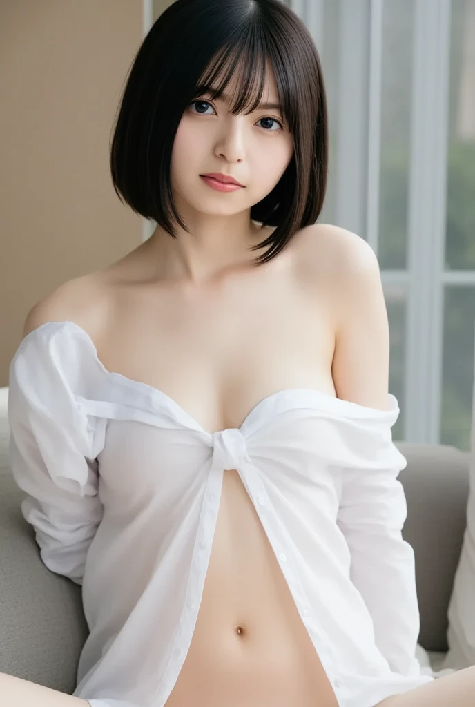 1 girl, 20-year-old、(small, Flat :1.5)、((((white ecchu loincloth:1.0))))、 (Looking into the camera)、Beautiful Japanese actresses, Whole body images、((Hide the udder:1.5))、
Photogenic, Yukihime, Long eyelashes, Snowflake Earrings,
(RAW Photos, Highest quality), (reality, reality的:1.4), (flying debris), 
Beautiful details, Beautiful lip detail, Highly detailed eyes and face, 
BREAK is perfect , The whole body is thin, small , (short hair:1.3), goddess'smile, 
Crystal Skin, Wake up, Capture the light、((Showing off your loincloth:1.0))、Your  is completely visible