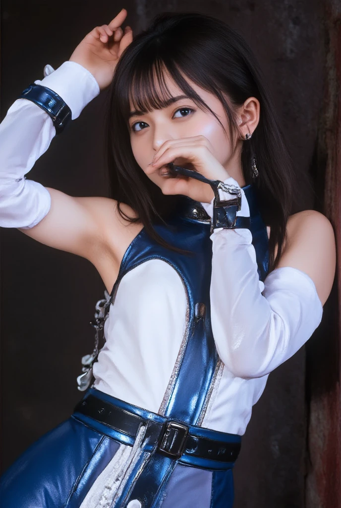 (realistic:1.5), 8K, Super high quality women, intricate body details, (short: 1.3), (highest quality: 1.0), (Super high sharpness: 1.0), (thin hair:1.4),（Beautiful and delicate depiction of eyes）,((((ride a motorcycle)))),unreal engine:1.4,photorealistic:1.4, skin texture:1.4, masterpiece:1.8,highest quality at best,full body shot、(((completely naked)))、long limbs、smile、((braided hair)),((((nsfw))))