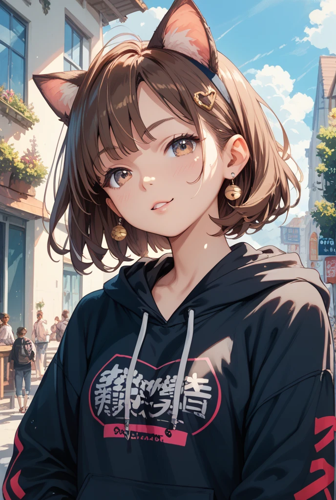 10k Ultra HD Vivid Colors Ultra Cinematic Masterpiece, Digital Art Baby Chibi Style, One Girl, Full Body Big Head, Chinese, Light Brown Eyes, Rock Clothes --auto --s2