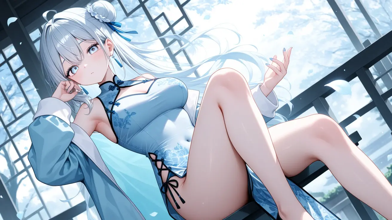 Best Quality, 超A high resolution, super detailed face and eyes, One girl of average physique、Warrior posing in yoga attire on yoga mat laid on wooden deck of the hotel, Deck offers panoramic ocean views, Painting a scene of quiet beauty, Her athletic body type is、Accentuated by her body-fitting yoga attire, Emphasizes her strength and flexibility as she performs poses, The warrior pose she holds up exudes determination, Her gaze was focused on the invisible horizon, Her body aligned in perfect harmony, BREAK, The soft murmur of the sea fills the air around her, Mingled with the distant chirping of seagulls、Creates a calm and peaceful atmosphere. Sunlight reflects off the vast space, Open sea, casting a warm glow on her figure, BREAK, In the background, The ocean stretches on the horizon, Meet the sky with a soft blend of blue hues. Wooden deck of the hotel, Rustic and cozy, Adds to the gentle and natural aesthetics of the place. Elements of the scene combine、Draw a picture of tranquility and centrality, The warrior woman poses in the center of it all, BREAK, absurderes,hight resolution,ultra-detailliert,