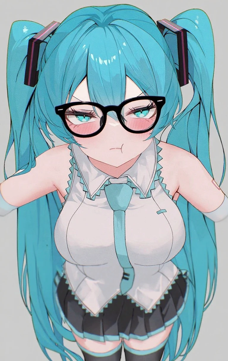 ((best quality)), ((masterpiece)), (detailed), (perfect face), (((a 20 year old e-girl: 1.3, very long curly blue hair: 1.5, amber eyes, fit body: 1.1, E cup :1.3, thick : 1.2, Fair skin color: 1.1))), ((freckles, perfect hands, perfect body, glasses, ear piercings)), (((anime style)))