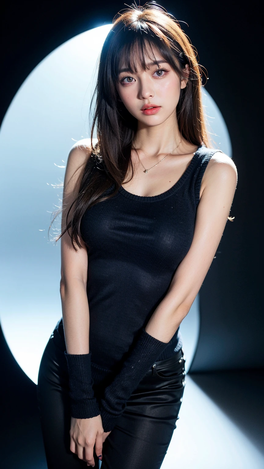 (8k, RAW photos, top quality, masterpiece: 1.2), ultra detailed, ultra high resolution, (realistic, photorealistic: 1.37), high-definition RAW color photos, professional photos, depth of field, very delicate and beautiful, very detailed, 8k wallpapers, amazing, detailed, huge file size, official art, highly detailed CG Unity 8k wallpapers, highly detailed beautiful girls, highly detailed faces, Very detailed eyes, very detailed skin, very detailed fingers, very detailed nose, very detailed mouth, perfect , very detailed background, very detailed clothes, 1 girl, (18 years old: 1.2), teenager, cute girl, famous Japan idol, cute, realistic body, petite, fair skin, shiny skin, slender body, good figure, black hair, long straight hair, (bangs : 1.2), smile, cute, young, cute face, baby face, realistic face, beautiful detailed eyes, drooping eyes, beautiful big eyes, big black eyes, beautiful clear eyes, (red swimsuit: 1.2), short sleeves, (shorts: 1.2), thighs, watch viewer, cowboy shot, facing forward, standing, contrapposto, outdoor, (night: 1.2), neon city, neon lights, neon signs, public, crowd, studio lighting, portrait, big, protruding, very skewed, a lot of exposure