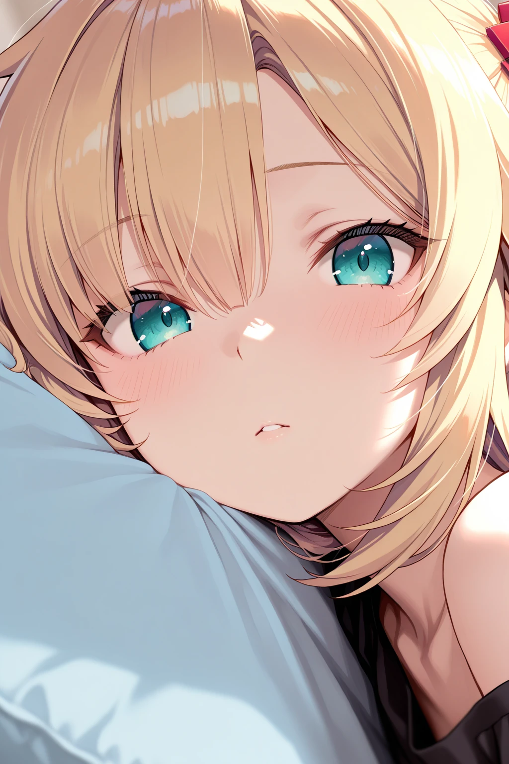 (closed eyes), (lie on bed:1.5),Highest quality, Anime Moe Art Style,Best Anime 8K Konachan Wallpaper,Perfect , (One Girl:1.5), (alone,13 years old:1.8),high school student, short hair, (Straight hair:1.6),(Medium ),(Blonde:1.8),Complete limbs, Full Finger,medium ,Small eyes,Accurate blue eyes, (hair over one eye:1.5),Hair Clip, Very detailed,High resolution,Very detailed肌, Professional Lighting,8K eye detail, (Cute illustrations:1.2), (indoor),(Cute Girl's Room:1.4),(modern and sophisticated furniture:1.2),(plush velvet chair and ottoman:1.4),(elegant curtains and window treatments:1.2),(Designer Fashion:1.4),(Instagrammable fashion photo corner:1.2),(unique framed statement mirror:1.4),
(fashion runway style rug:1.2),(Customized closet filled with trendy clothes:1.2),(gorgeous dressing table:1.2),(Fashion Magazines:1.2),(Cute decoration:1.4),(chic lighting fixtures:1.4),(comfortable and stylish bedding:1.4),(Specialized area for fashion accessories:1.3),(高级饰品:1.2),(fashion sketch and design book:1.2),(bed:1.9),(barefoot:1.9),nose blush ,A girl lying in bed with a cold with her head on the pillow, cute, detailed drawing, under art,
1 girl, bangs, bed, blush, sweat, cold, blond hair, eyes, (white mouth mask:1.5),(pajamas:1.5), indoors,lying on back, pillow, side lock, sleeping, on futon, on futon sleeping face to face,