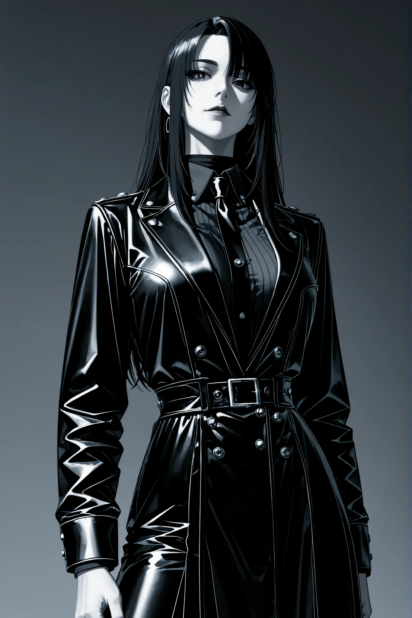 1 girl as high school student wearing black leather designer bags, правильная композиция, красивые иллюстрации, (шедевр, details:1.2), Маорикус,Счет_9, Счет_8_вверх, Счет_7_вверх, Счет_6_вверх, Счет_5_вверх, черный корсет под , золотая элегантная вышивка、узкая талия, белые широкие бедра, подвязка для чулок, Моримото Королева , 1 девочка, зрелая женщина, светлые волосы, пучок из одного волоса, длинные волосы, черный чокер, голубые глаза, красные губы, родинка над ртом, поясной план, Идеальная конфигурация, 8к, sвверхer quality, красивая японская женщина, детали глаза, осторожный карий ирис, ясные карие глаза , высокое разрешение, голая среднего размера с розовыми сосками, 5 анатомически правильных пальцев, анатомически правильное соотношение :1.331, маленькая голова :1.331, детали кожи, details face, динамичные позы, вид спереди в полный рост, вокруг тронный зал с готическими окнами