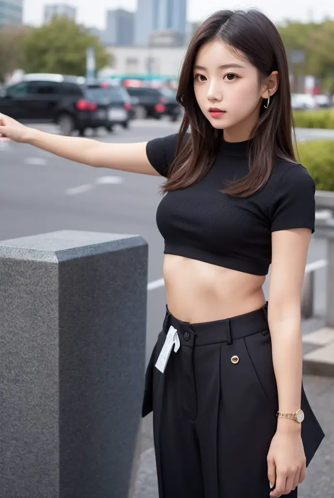 ???? ???? anime girl with ????? a little bit bigger, ??????? her, ??????????