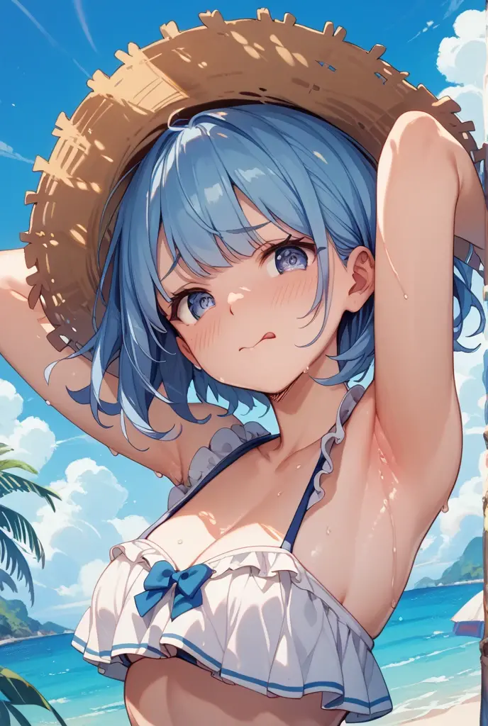 Anime girl in ?????? with cat ears and cat tail, Guviz, Guviz-style artwork, Best Rated on pixiv, Popular on Pixiv,, Detailed key anime art, Anime key, Guweiz in Pixiv ArtStation, pixiv daily ranking, Guweiz on ArtStation Pixiv, Masterpiece, Best quality, , shaved pubic hair_, ?????? of ??????, Loli, cute female child, Shy, Transparent ?????????,?????, ?????????????,