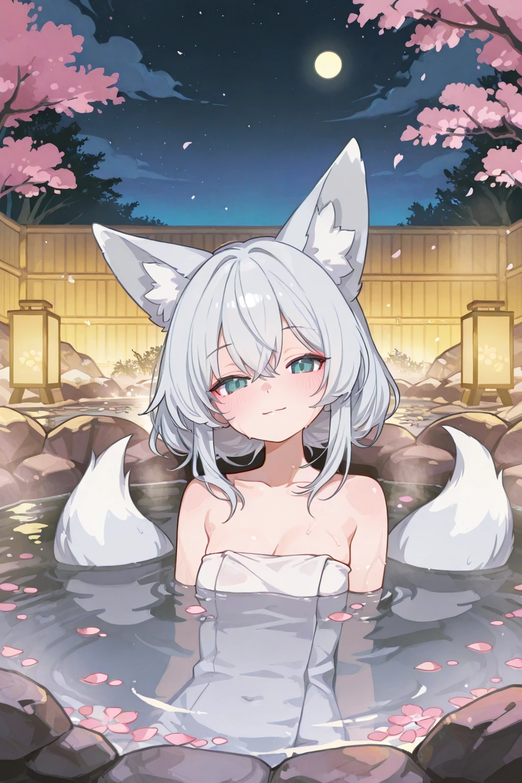 absurdres, highres, reflection, refraction:1.4, ultra detailed:1.0, BREAK, nice hands, perfect hands, (beautiful), animal ears,(completely , toddler body, many 10 year old girls, group shot:1.3),(flat :1.5), (Cute :1.2) BREAK, Beautiful, Japanese public bath, description, depict, scene, enjoying starry sky, steam, (night view, onsen),Inside the outdoor bath, hot spring steam rises, girls soak, comfortably,Their expressions convey, joy, excitement, captivated by the beauty of starry sky,Please portray, background, night sky, filled, starry sky, colorful brilliance,Around the girls, mixture, hot spring steam, starry skys' light, creating, fantastic atmosphere,This artwork should express, girls' joy, happiness, charm of starry sky, evoking warmth, show off ,  in ,