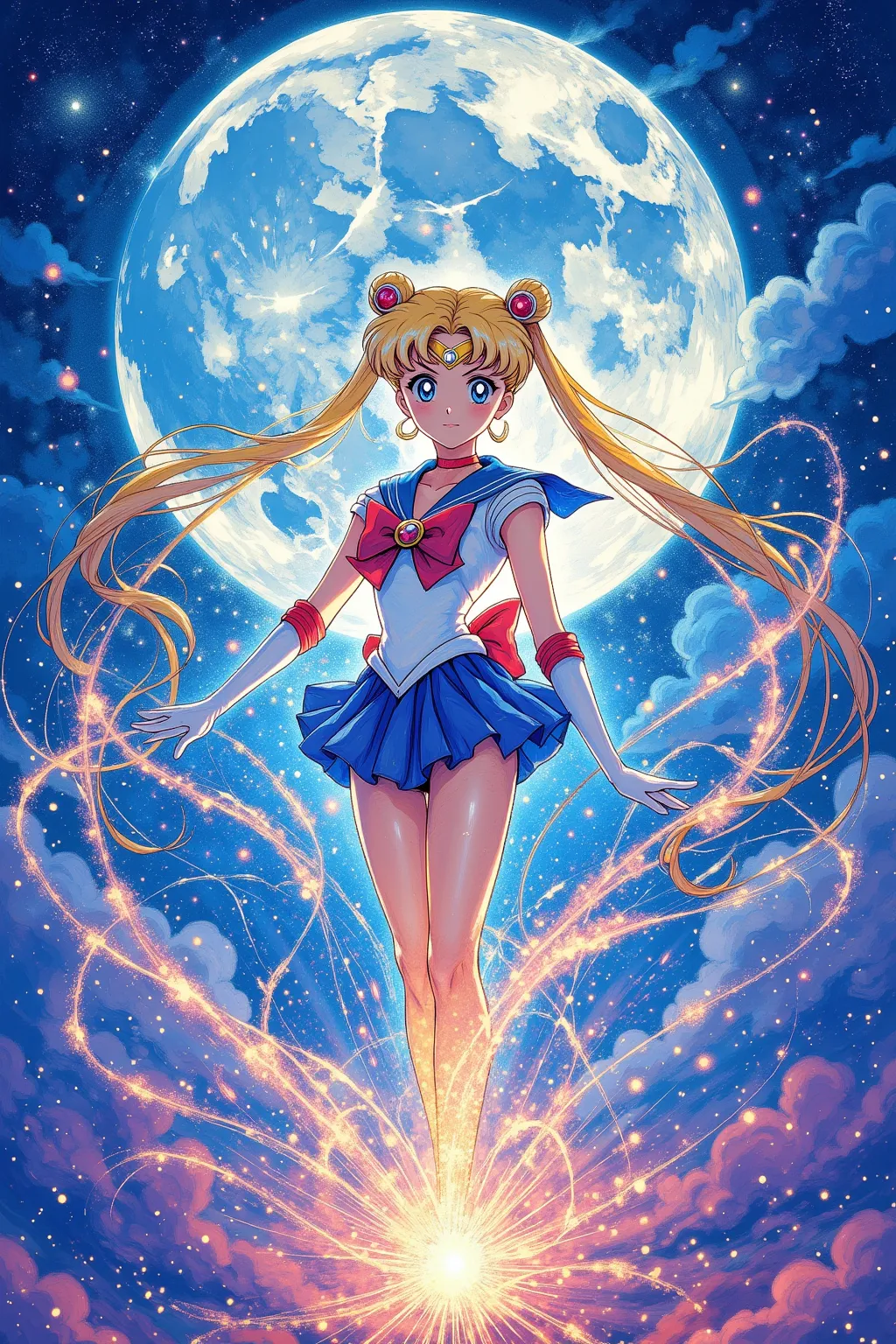 Sailor Moon Sketch Wallpaper FLUX