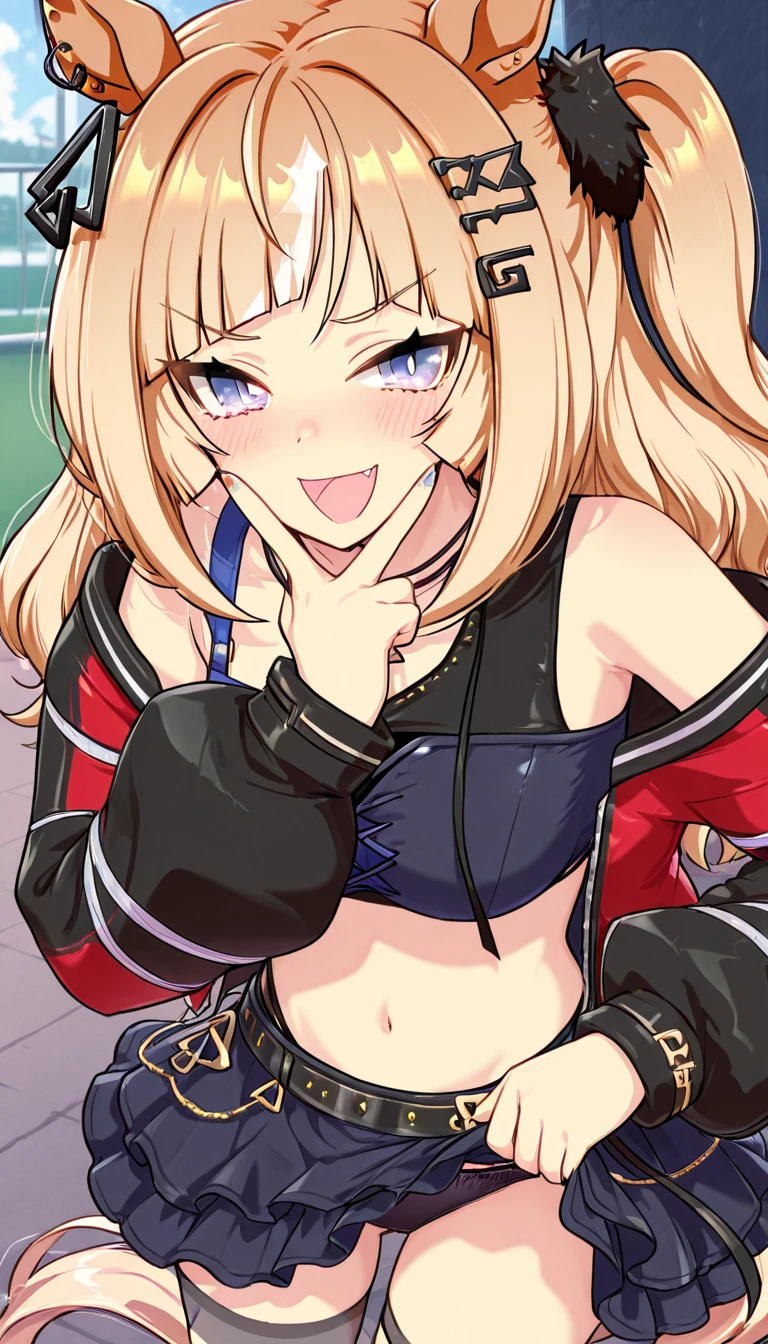 Cute  girl belly punch in the corner of the ring,((masterpiece)),long hair,beautiful white skin、 ((charming))、happy smile、perfect proportions, cute woman, baby face, BREAK source_anime, high detail, looking at viewer,POV, large ?????, best quality, highly detailed, young face, white background,Droopy eyes,relaxed face,she attacks,twin tale hair, Top Quality Anime Illustration, Super Detail, One Girl, Solo, Beautiful Girl with Silver Hair, Anime , Light Color Peach-colored kimono, Super Short kimono, Smile, ????????? Lateral ??????,Cleavage Emphasis, japanese style,(((Kickboxing)))、(((Mixed wrestling))),