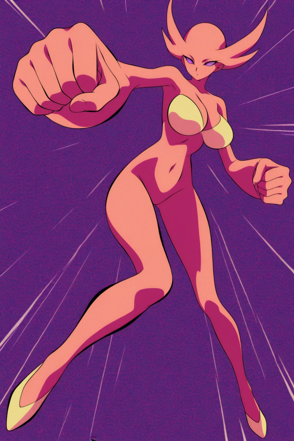 (masterpiece, best quality, high resolution), th3p1t, muscular, full body, mobian, ???????????, thick thighs, perfect body, (perfect hands, perfect fingers, perfect eyes), ((detailed hands, detail fingers, detailed eyes)), (((huge muscles))), ((smaller lips)), big ??????, big muscles, big legs, (solo), ((1girl), ((high heels)), long curly blonde hair, green eyes, track suit, standing, body stretching, brighten skin, 8k, Highest quality,