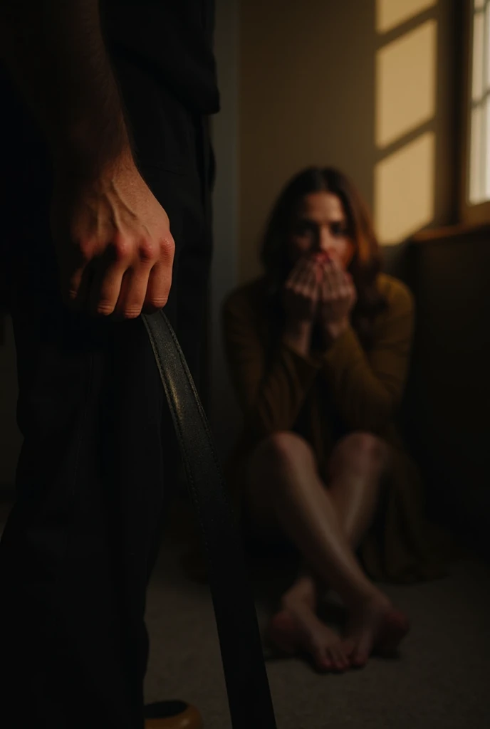 Tied Up Woman、(((Hands behind back with wrists crossed)))、(My wrists are tied with rope)、Beauty、Well-formed face、Shiny long black hair、Make your eyes even、Inside the hotel room、、Show your whole body、White short sleeve shirt、Navy Semi-Long Skirt、 lines、Wearing pumps、Standing in front of the window、Age 25、Medium build、Like a real photo、Highest quality, light brown hair, straight hair, shiny hair, parted lips,  smile, Surrealism, Hyperrealism, Verism, cinematic lighting, tachi-e, first-person view, , Nikon, UHD, anatomically correct, best quality, highres, 8k