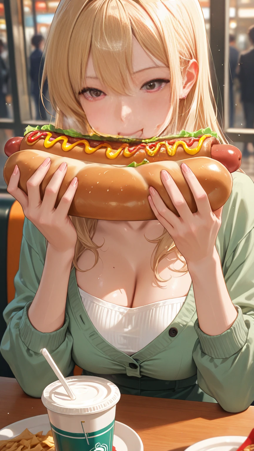 (8k uhd, masterpiece, best quality, high quality, absurdres, ultra-detailed,detailed face,detailed background),perfect lighting, 1girl,(solo:1.2), <lora:McGingerMomV2:1>,McGingerMom,orange hair,huge breasts,nipples,bobcut,(black eyes:1.25), white pupils,<lora:fucsil1:0.85>, fucked silly, sex from behind, 1boy,blushing ,eating semen,(drinking cum:1.1) cum stains,cumflood,bukkake,cum, <lora:Gokkun:0.5> <lora:bukkake_v0.4:0.5>,red bowl filled with semen, gokkun,drinking straw, drinking