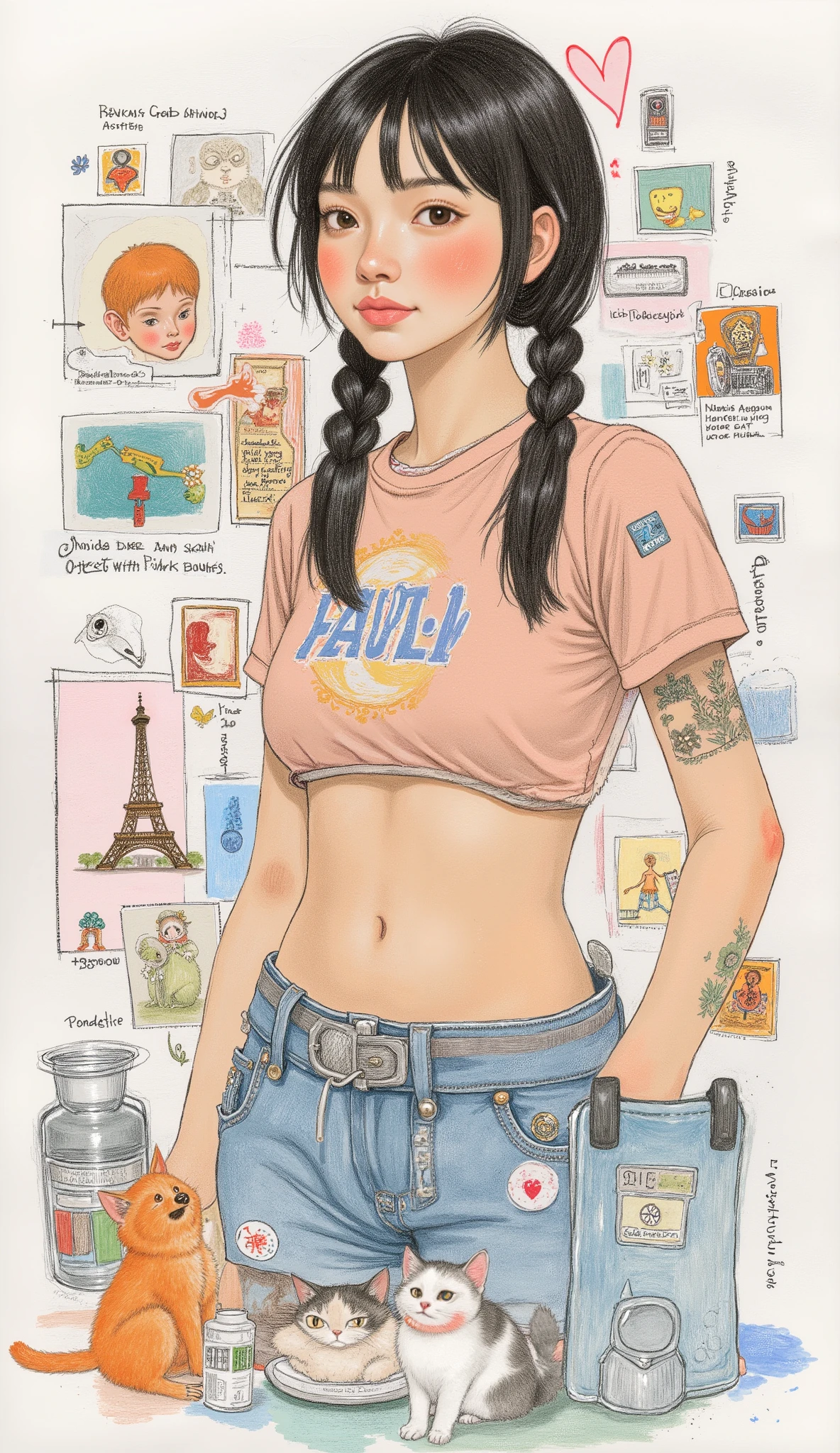 Create a collage showing how to make decisions