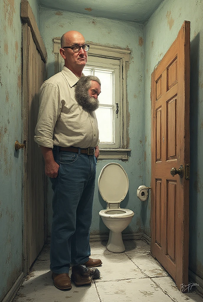 Black man slaps Russian woman in toilet 