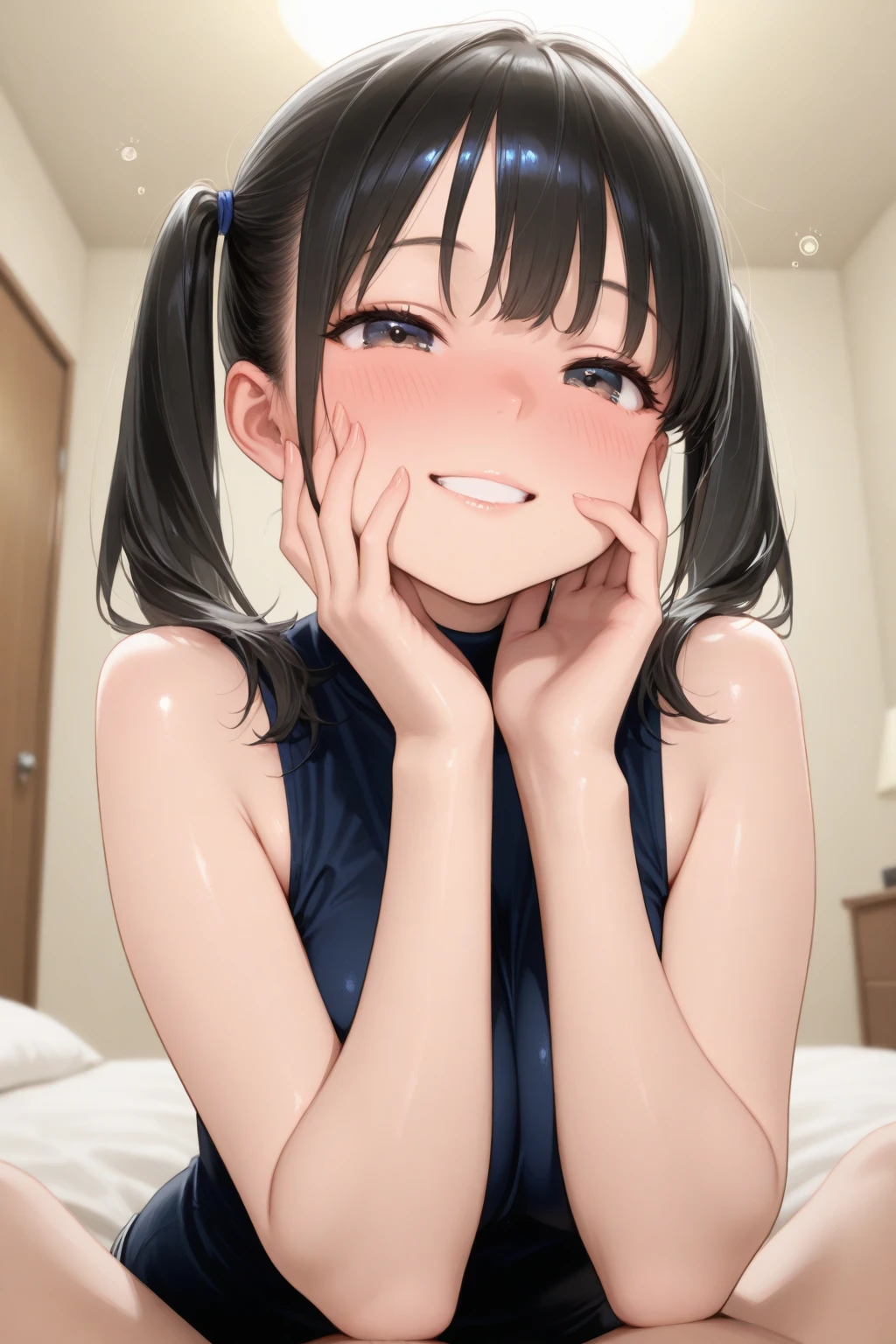 {{{masterpiece}}}, {{{Highest quality}}},２peopleＳＥＸ(1boy寝そべり)(Futanari     girl),5 years old、,colorfulヘア 、Braided Hair,colorfulＥｙｅｓ,Braided Hair,Heart Eyes,Makeup,kindergarten、, face、blush、Best lighting、Most detailed,,Super big breasts,Pink ,,Breast shaking,(  , ,  insertion. ,