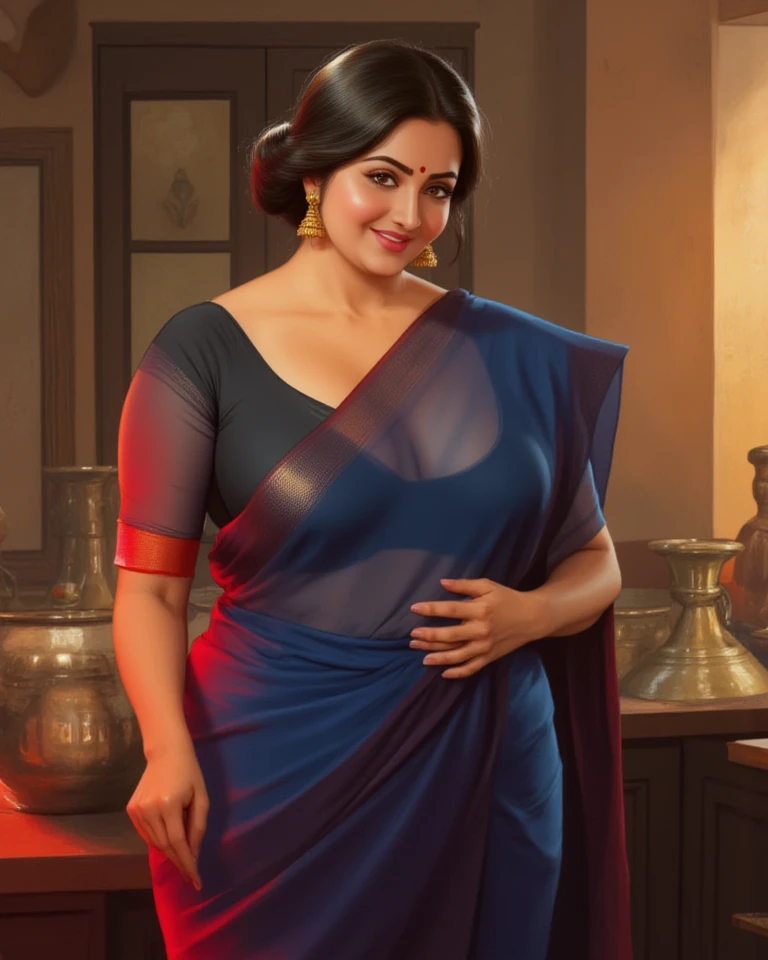 Foto RAW, photorealistic, photography, full body shot, 50 years old Woman, master shot, perfect eyes, goddess like beauty, pierced eyes, perfect thick chubby mallu Desi aunty bhabhi, Wearing a Stanapatta, a chest-band.Saree model, model Photography, Indian saree shoot, Indian traditional wear advertising photography, traditional wear brand shoot, face of Indian actress Sonakshi Sinha, masterpiece, realistic, realism, incredible details,  pleasure, photorealism, detailed skin, skin pores, high contrast, photorealistic Artstation 8k HD digital art trend of high definition and detailed realistic skin texture, ultra detail, realistic skin texture, armature, best quality, ultra high definition, (photorealistic:1.4),, high resolution, detail, raw photo, sweat, Re sharp, by Lee Jefferies Nikon D850 Film Stock Photo 4 Kodak Portra 400 Camera F1.6 Lens Rich Color Ultra Real Realistic Realistic Textures Dramatic Lighting Unreal Engine Trending at Art Station Cinestill 800,(pele altamente detalhada: 1.2), 8k UHD, DSLR, soft-lighting, alta qualidade, grain of film, Fujifilm XT3,she didn't like to wear blouse or , she is happy to wear only saree, she hates blouse or , detailed hairy armpits, hyper realistic skin, skin pores, sweat, veins, 