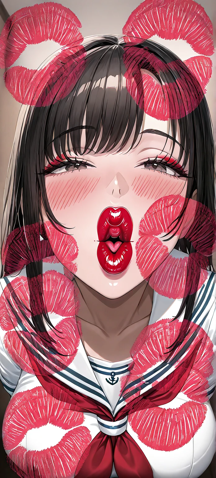 masterpiece, Best Quality, High resolution,, One girl, Open your mouth, Sticking out tongue,((a large amount of  on the face)),Completely 、Small breasts、、Realistic tongue、((Very long tongue:1.2)),(( in mouth:1.5))、((Flat chest:1.4))、((Lots of drooling:1.3)),((Grin)),Brat,Crouch down、Squat,Realistic 