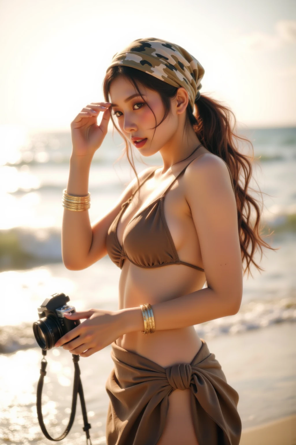 (?????????:1.2), cute & girly \(idolmaster\), facial, (8k, RAW photo, best quality, masterpiece:1.2), ultra detailed, ultra high res, (realistic, photo realistic:1.2), high detail RAW color photo, professional photograph, depth of field, an extremely delicate and beautiful, extremely detailed, 8k wallpaper,  moist skin, art by Balcomb Greene, (art by David Alfaro Siqueiros:1.3),  photograph, shoulder-level shot of a Intellectual South-American Kiteboard Energy patterns, background is [Chicago|Fossil fuel power station], at Twilight, Neo, flat lighting, film grain, dslr, 800mm lens, behance HD